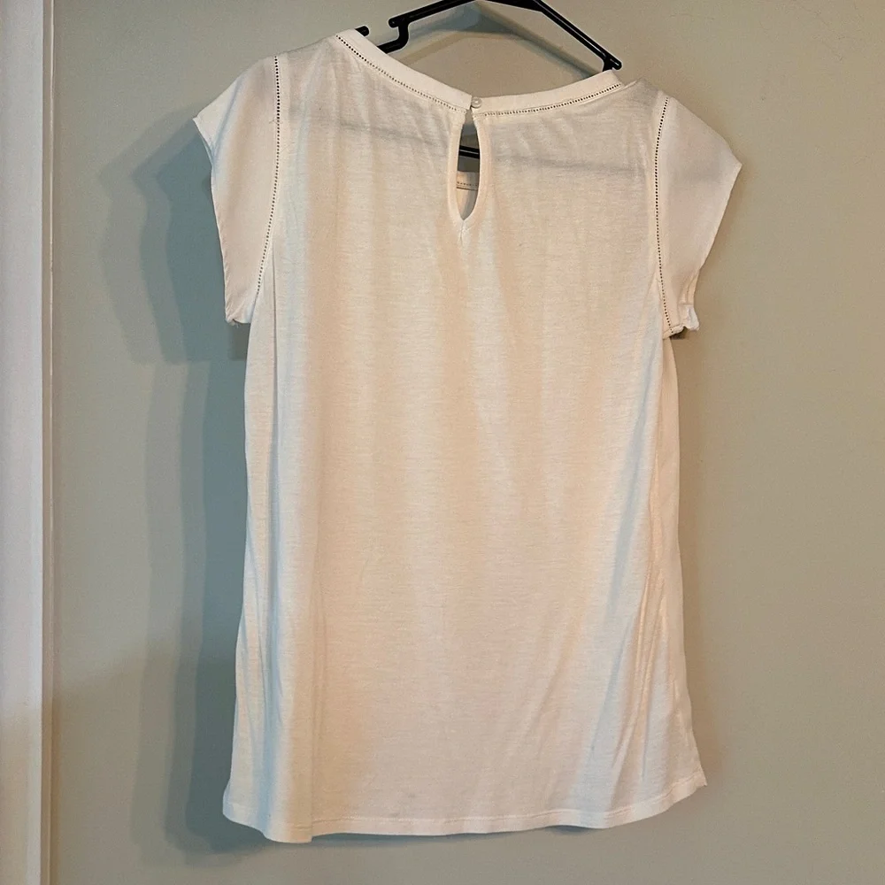 LOFT Ivory Shell Top - Picture 3 of 3